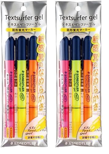 まとめ買いでお買い得 STAEDTLER テキストサーファーゲル 264(3色) ステッドラー 固形蛍光マーカー テキストサーファーゲル